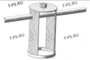 И801.41.03.000 СБ Ключ специальный S 110 мм для регулировочной гайки подшипников ступицы мостов вездехода и ам тяжелого класса