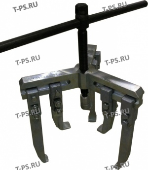 БРК 6522.09.000 Съемник с 3-мя комплектами захватов для снятия роликоподшипников, их внутренних и наружных колец, зубчатых шестерен и фланцев