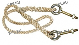 1Х56 136 564 Рым-болты для снятия и установки картера сцепления и крышки демультипликатора ( резьбаМ10-6gх30) с капроновым канатом L 1,5м