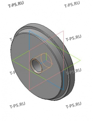БКП 6S1000.16.001 Оправка для запрессовки наружных колец подшипников 0735.371.994 (33209), 45х85х32 ф.FAG и 0735.372.217, 45х85х24,7 ф.SKF промежуточного вала. Габ-ые р-ры,мм: Ф84,5х15, масса, кг: 0,59