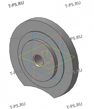 БКП 6S1000.17.001 Оправка для демонтажа подшипника вторичного вала из заднего картера. Габ-ые р-ры,мм: Ф104х17, масса, кг: 0,81