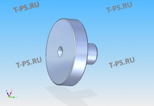 БКП 6S1000.24.001 Упор для предохранения торца вторичного вала. Габ-ые р-ры,мм: Ф45х25, масса, кг: 0,14