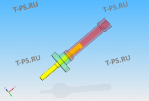 БКП 6S1000.27.000 Приспособление для монтажа выходного фланца вторичного вала. Габ-ые р-ры,мм: Ф68х265, масса, кг: 1,26