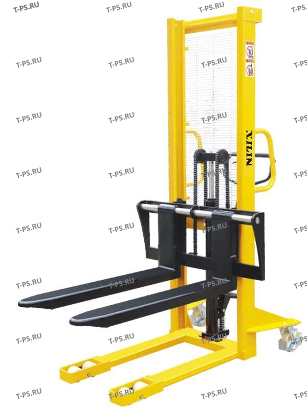 Штабелер гидравлический 1,0 т 2,5 м XILIN SDJA1000-I с раздвижными вилами