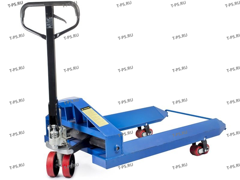 Тележка гидравлическая 1000 кг 1150 мм XILIN BFJ для рулонов (полиуретановые колеса)