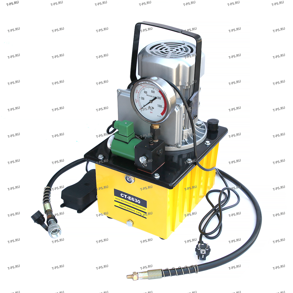 CT-E630 Насос маслянный гидравлический, поршневой с электроприводом Car-Tool CT-E630