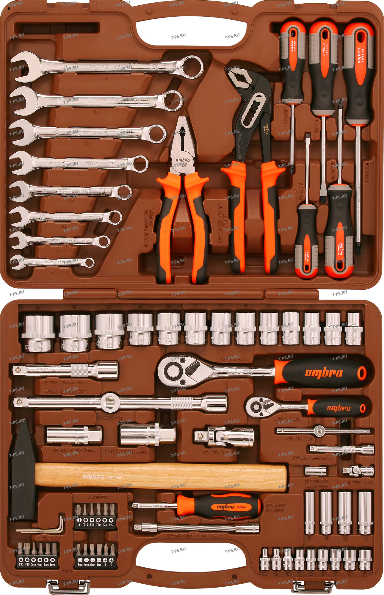 OMT77S Набор инструмента универсальный 14, 12DR, 77 предметов