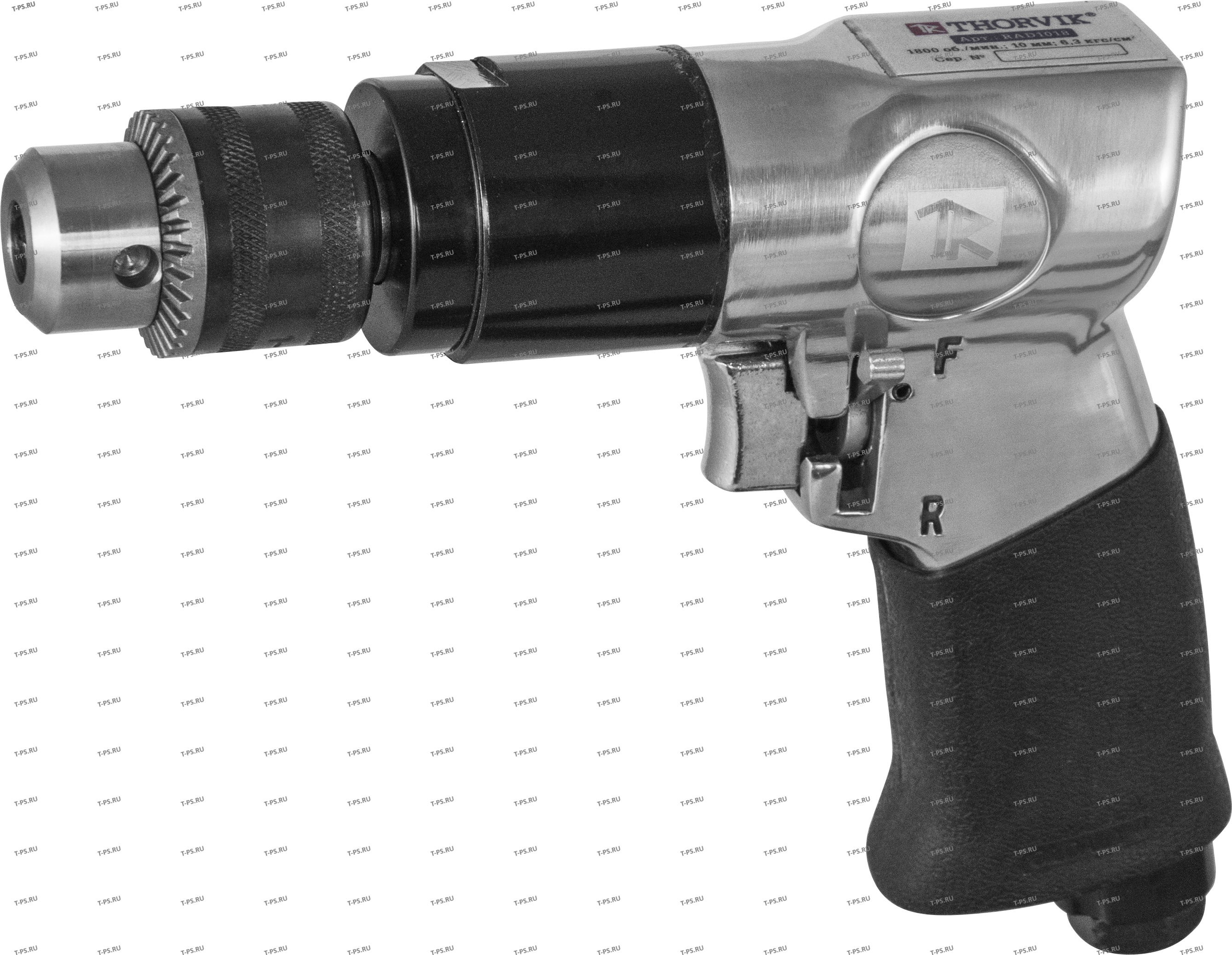 RAD1018 Дрель пневматическая с реверсом 1800 обмин., патрон 1-10 мм