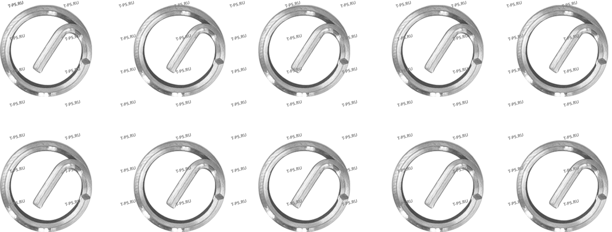 WTRI12175 Набор вставок резьбовых M12x1.75, 10 предметов