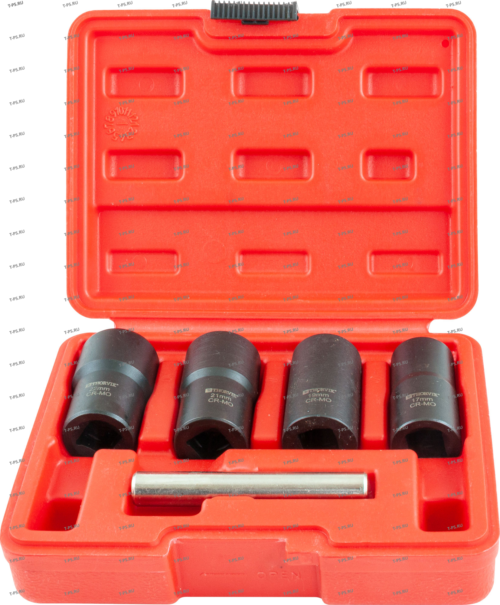 BESS125 Набор головок для поврежденного крепежа 12 DR, 17-22мм, 5 предметов