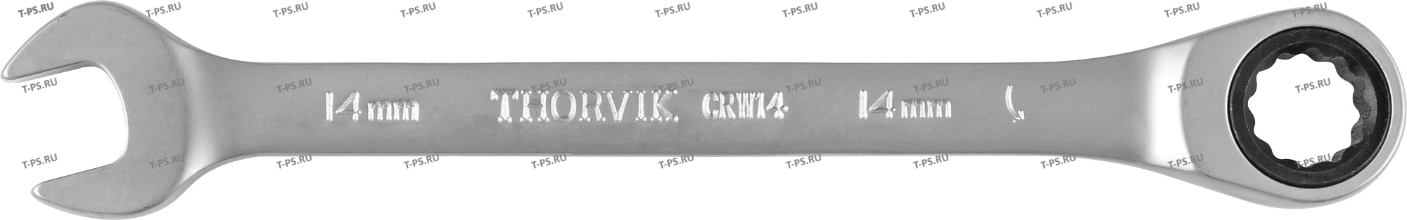 CRW14 Ключ гаечный комбинированный трещоточный, 14 мм