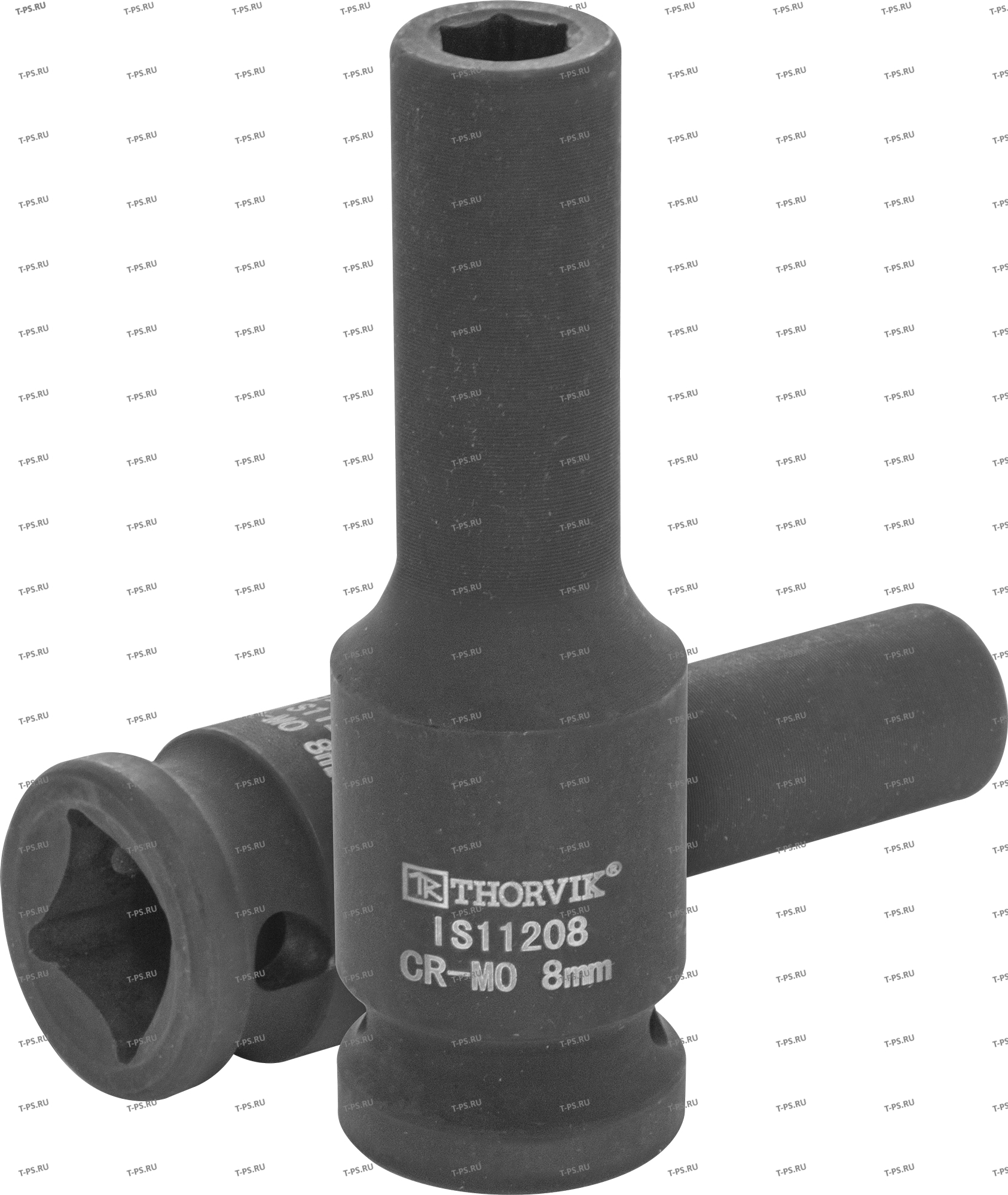 IS11208 Головка торцевая ударная глубокая 12DR, 8 мм