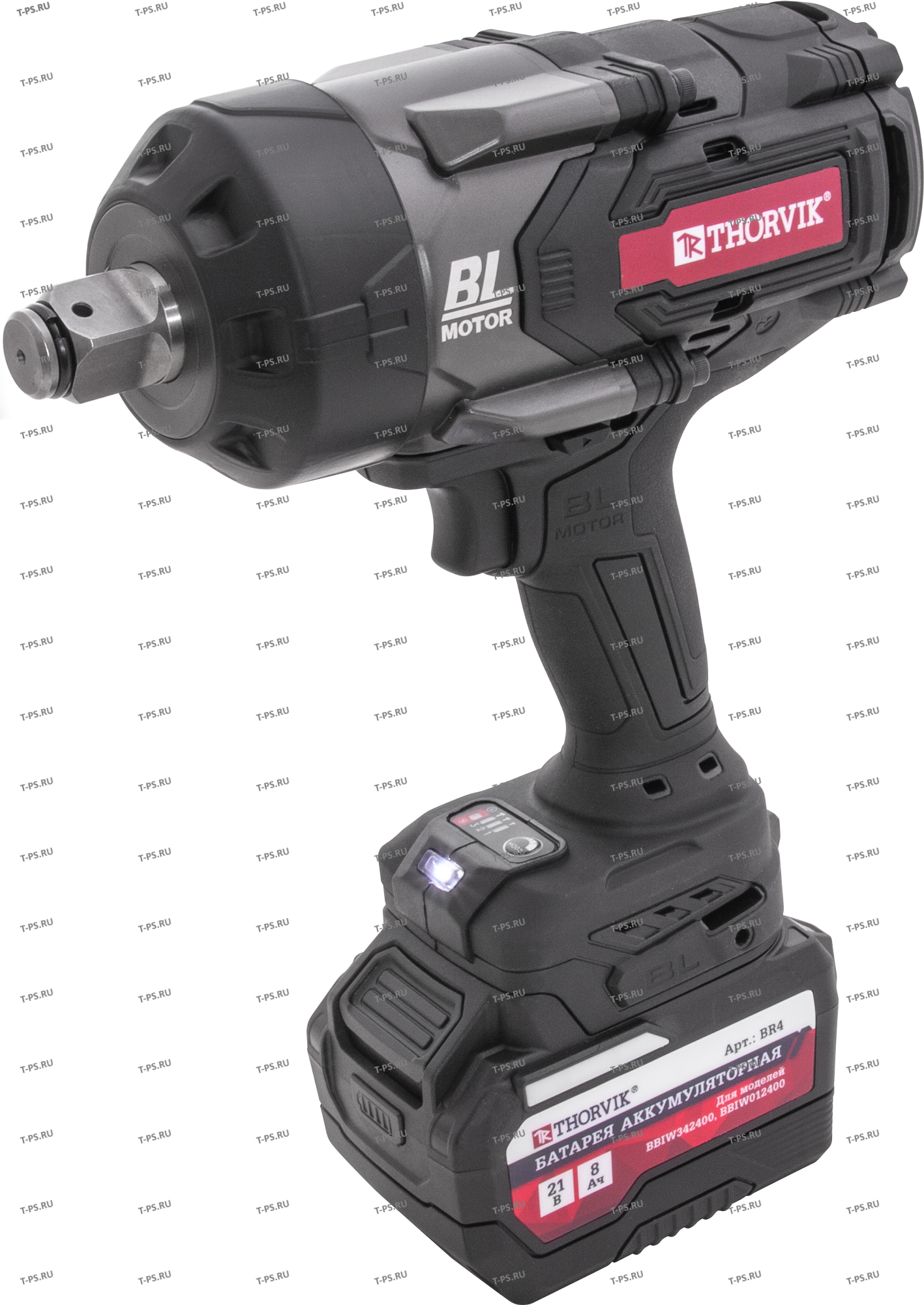 BBIW342400 Гайковерт ударный аккумуляторный бесщёточный 34DR, 21В, 2400 Нм