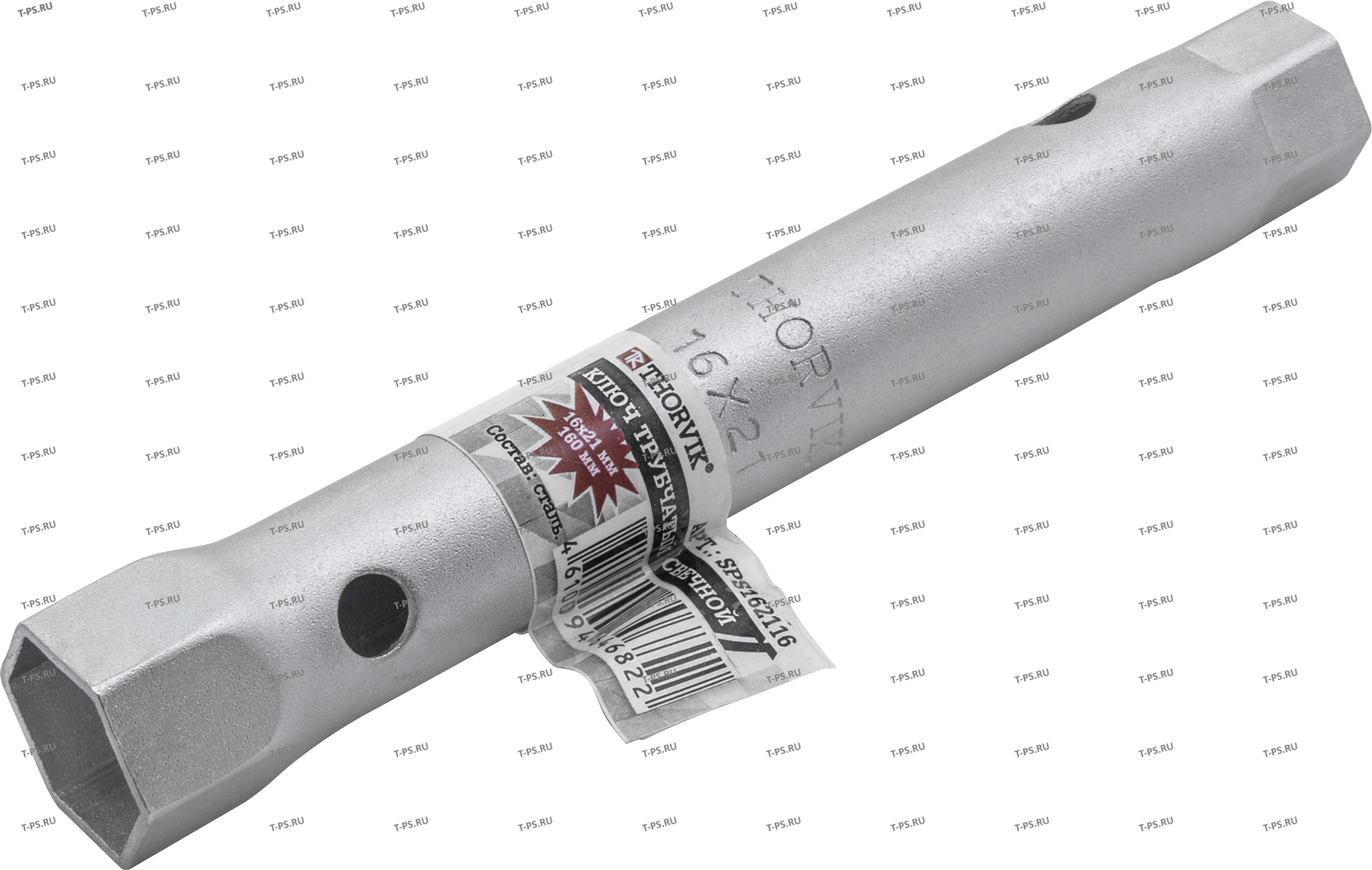 SPS162116 Ключ трубчатый свечной двусторонний, 16х21 мм, 160 мм